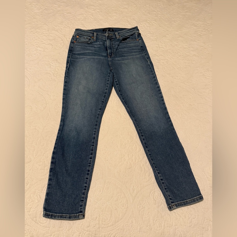 Level 99‎ Dark(ish) Blue Straight Leg Skinny Jeans